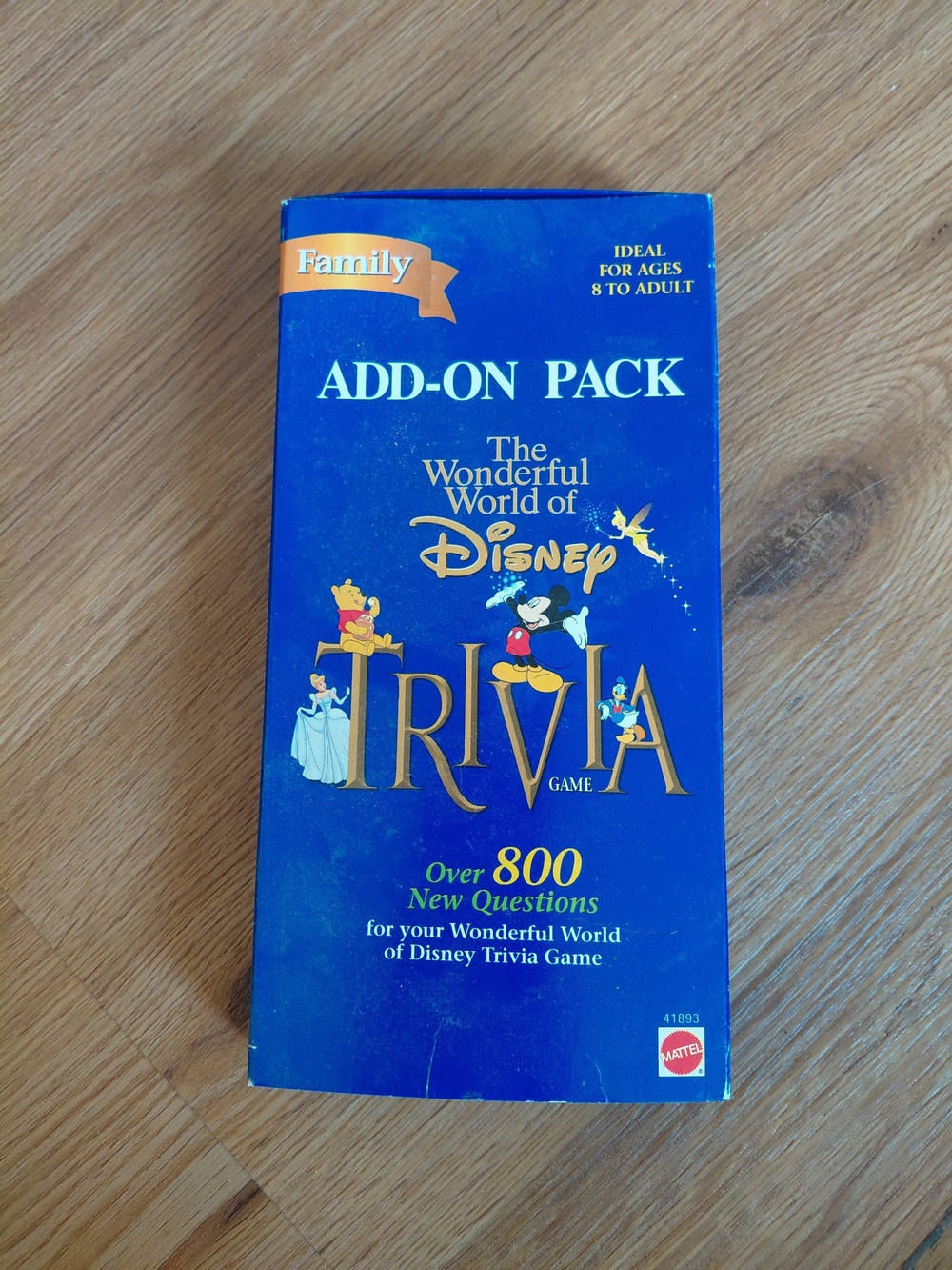 Disney Add-On Pack Trivia Game - Blue and Gold
